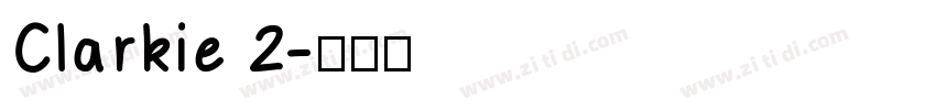 Clarkie 2字体转换